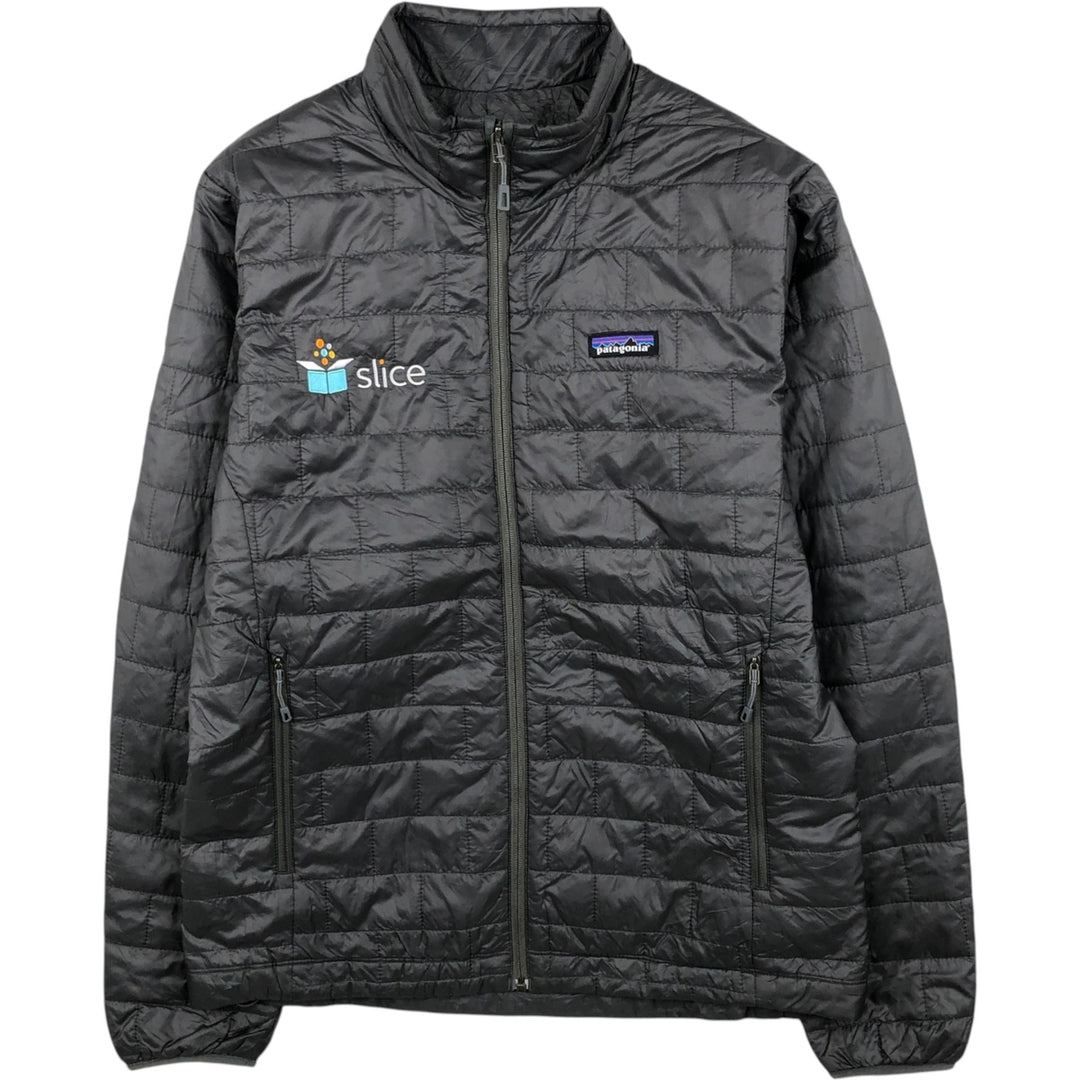 Patagonia Nano Puff Jacket 84212SP18, Insulated Mountain Jacket, Shell Jacket, Puffer Jacket, Men's Size M (approx.) recycled polyester gray type Vintage Second Hand