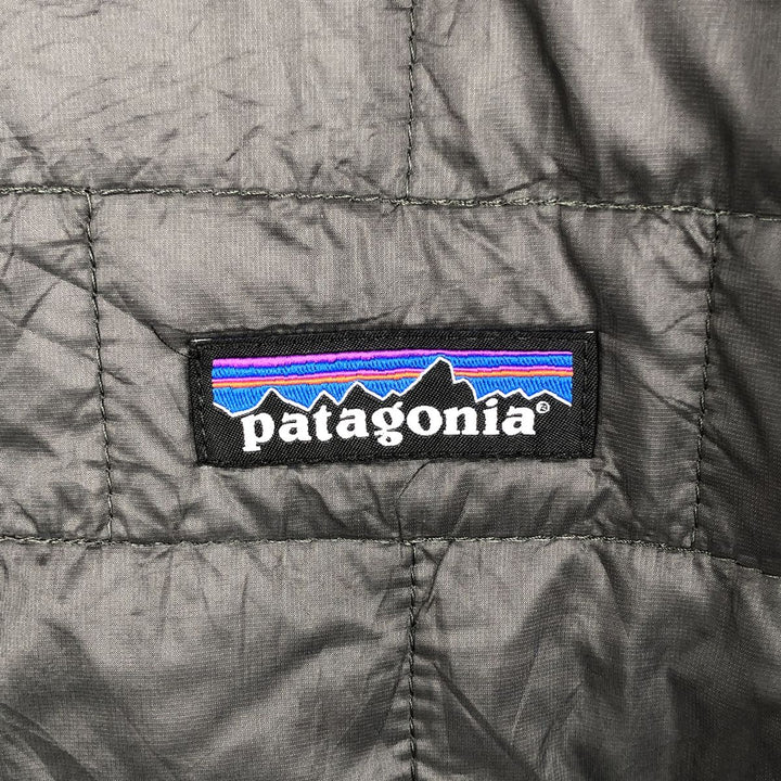 Patagonia Nano Puff Jacket 84212SP18, Insulated Mountain Jacket, Shell Jacket, Puffer Jacket, Men's Size M (approx.) recycled polyester gray type Vintage Second Hand