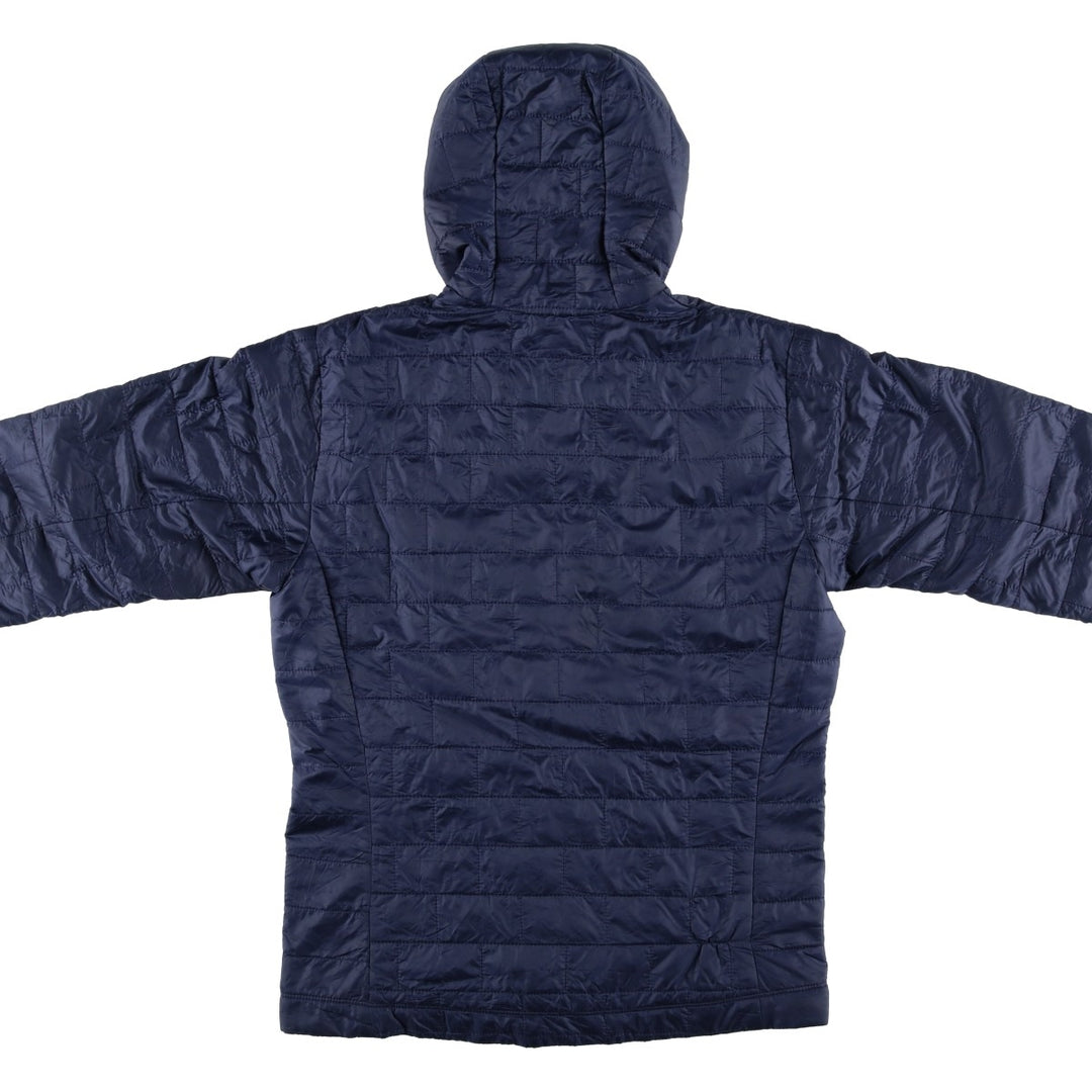 Patagonia Nano Puff Hoodie 84222FA19 Insulated Parka Puffer Jacket Men's Size S (approx.) recycled polyester navy blue type Vintage Second Hand