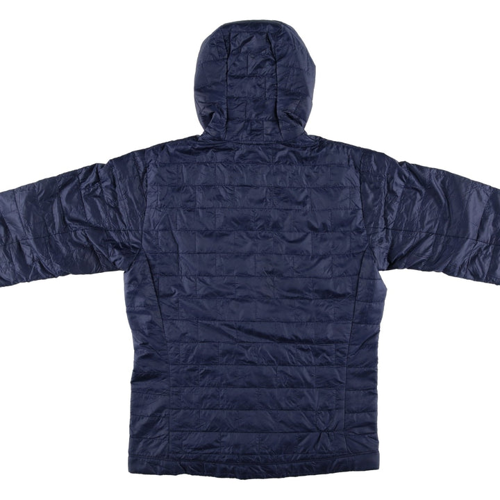 Patagonia Nano Puff Hoodie 84222FA19 Insulated Parka Puffer Jacket Men's Size S (approx.) recycled polyester navy blue type Vintage Second Hand