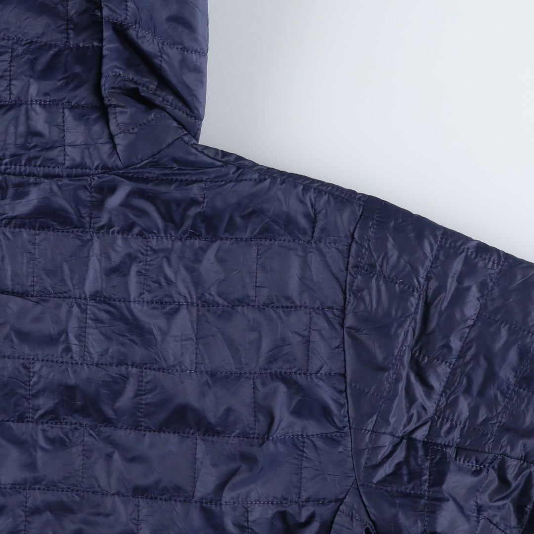 Patagonia Nano Puff Hoodie 84222FA19 Insulated Parka Puffer Jacket Men's Size S (approx.) recycled polyester navy blue type Vintage Second Hand