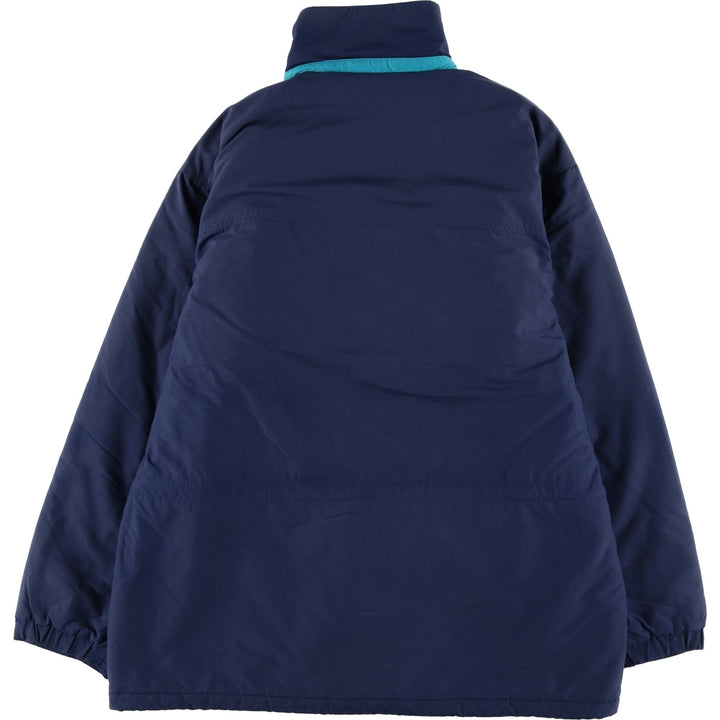 1990s- Patagonia Down Jacket, Men's Size XL Nylon navy blue type Vintage Second Hand