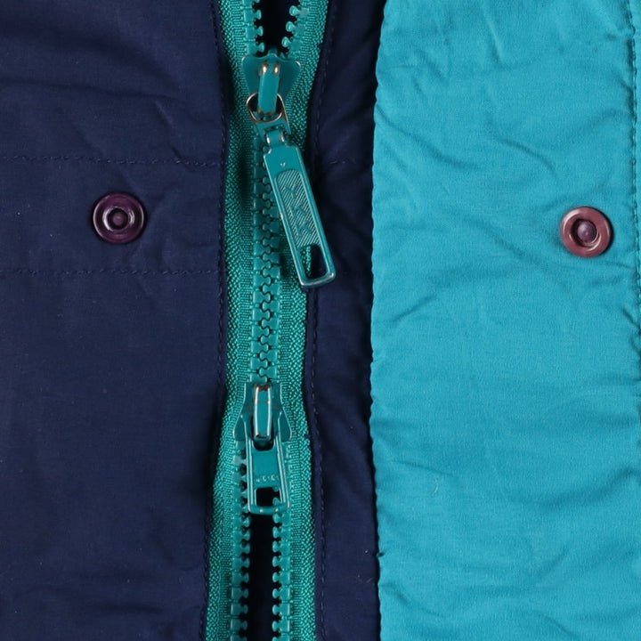 1990s- Patagonia Down Jacket, Men's Size XL Nylon navy blue type Vintage Second Hand