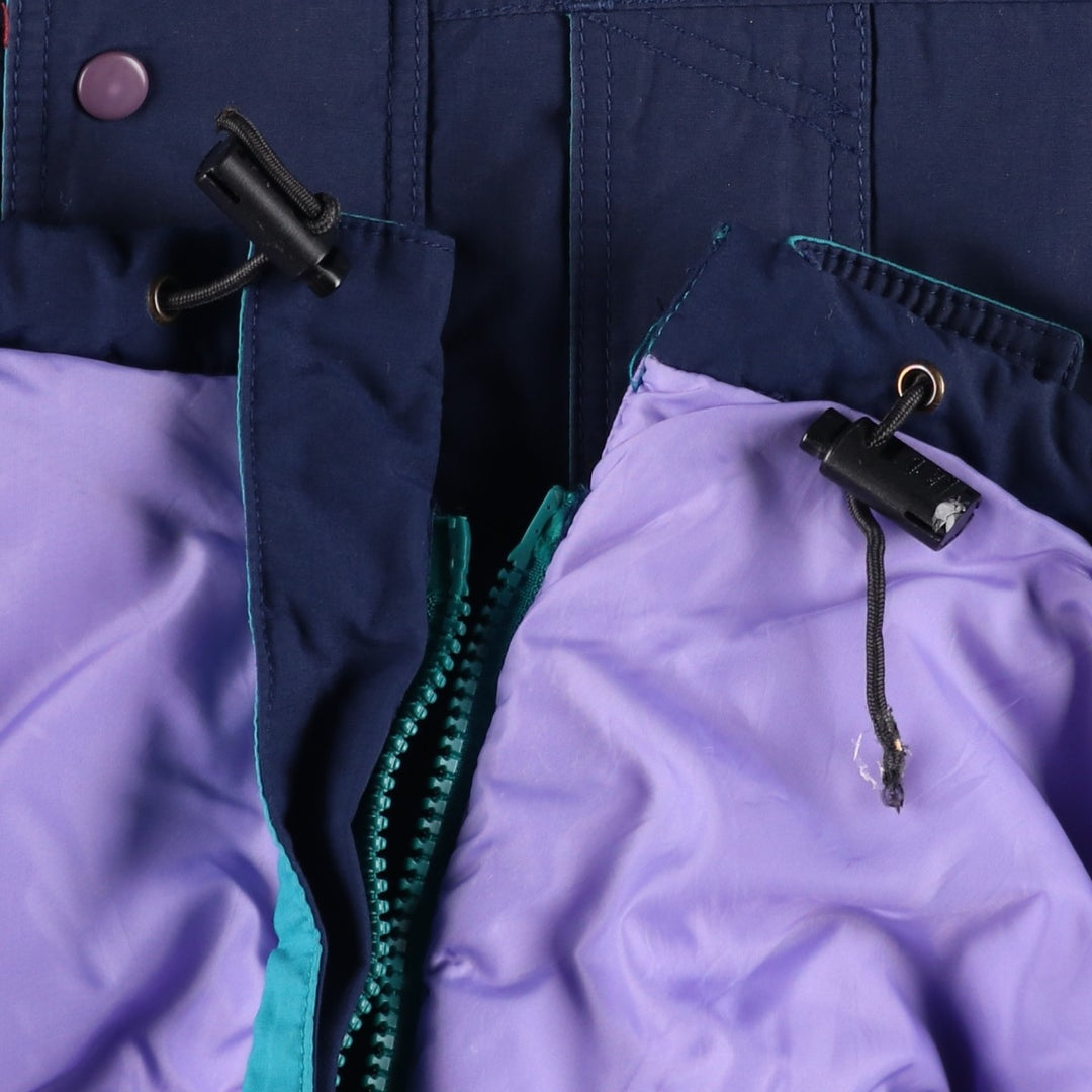 1990s- Patagonia Down Jacket, Men's Size XL Nylon navy blue type Vintage Second Hand