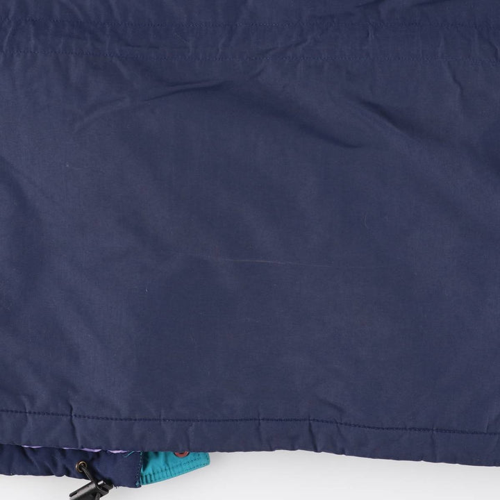1990s- Patagonia Down Jacket, Men's Size XL Nylon navy blue type Vintage Second Hand