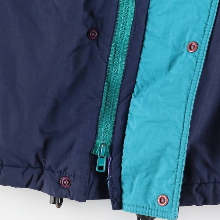 1990s- Patagonia Down Jacket, Men's Size XL Nylon navy blue type Vintage Second Hand