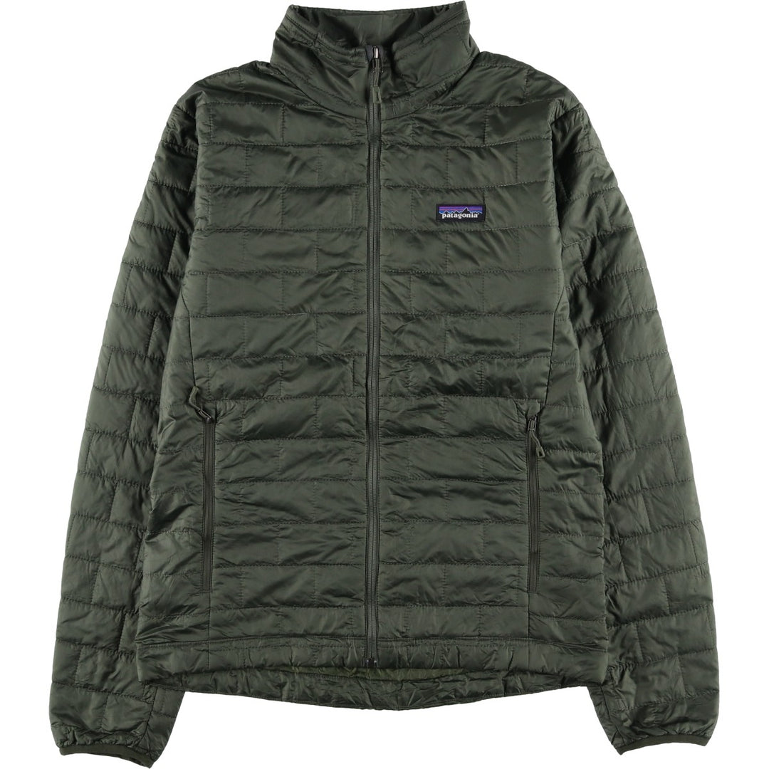 Patagonia Nano Puff Jacket (84212FA20) - Insulated Jacket, Puffer Jacket, Men's Size S (approx.) recycled polyester Khaki type Vintage Second Hand