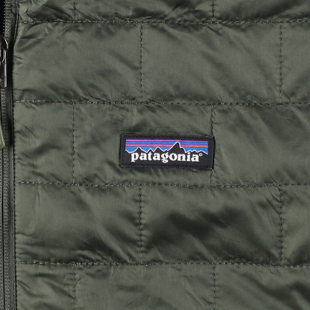 Patagonia Nano Puff Jacket (84212FA20) - Insulated Jacket, Puffer Jacket, Men's Size S (approx.) recycled polyester Khaki type Vintage Second Hand