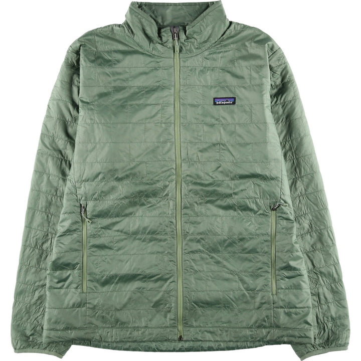 Patagonia Nano Puff Jacket (84212SP22) - Insulated Jacket, Puffer Jacket, Men's Size XL (approx.) recycled polyester Khaki type sage green Vintage Second Hand