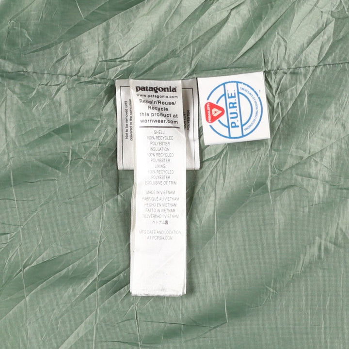 Patagonia Nano Puff Jacket (84212SP22) - Insulated Jacket, Puffer Jacket, Men's Size XL (approx.) recycled polyester Khaki type sage green Vintage Second Hand