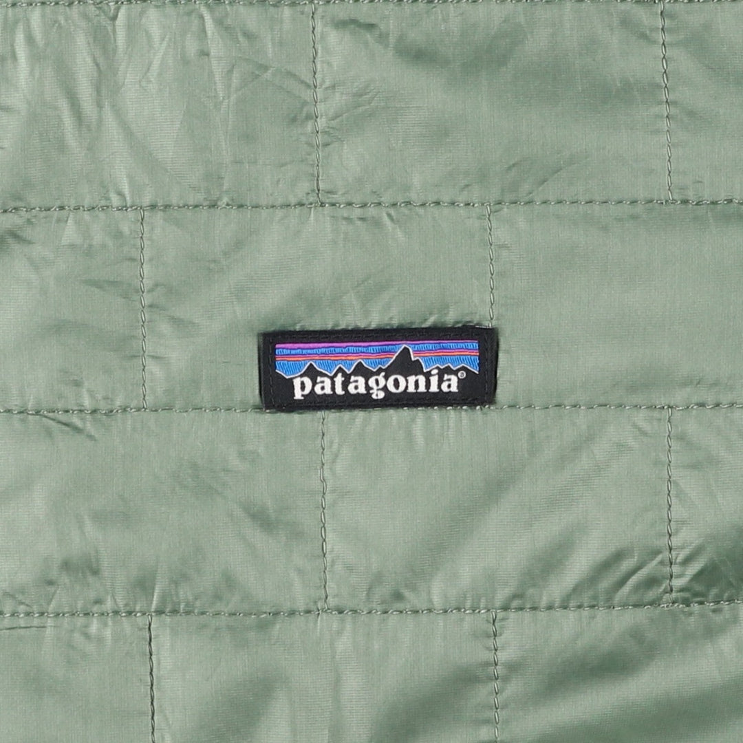 Patagonia Nano Puff Jacket (84212SP22) - Insulated Jacket, Puffer Jacket, Men's Size XL (approx.) recycled polyester Khaki type sage green Vintage Second Hand