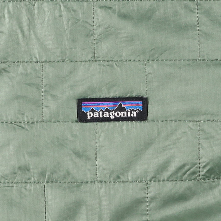 Patagonia Nano Puff Jacket (84212SP22) - Insulated Jacket, Puffer Jacket, Men's Size XL (approx.) recycled polyester Khaki type sage green Vintage Second Hand