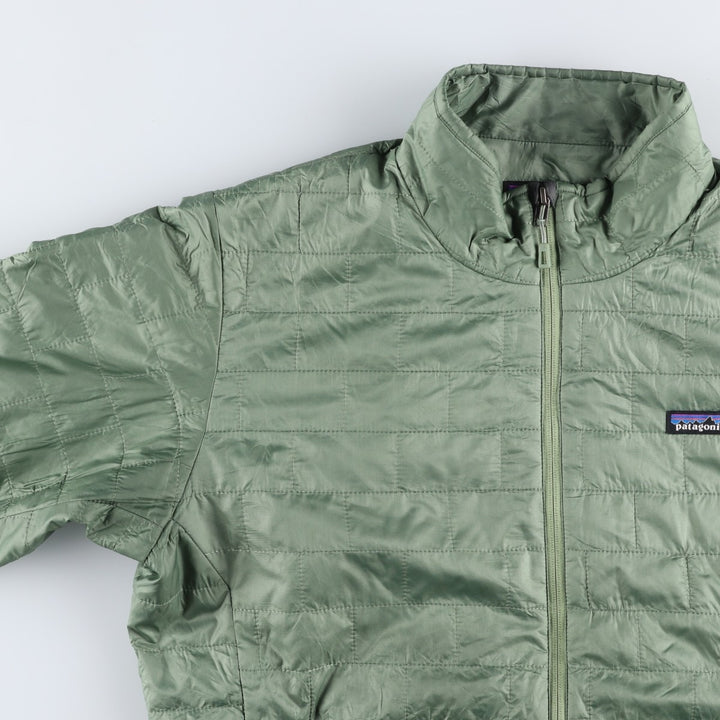 Patagonia Nano Puff Jacket (84212SP22) - Insulated Jacket, Puffer Jacket, Men's Size XL (approx.) recycled polyester Khaki type sage green Vintage Second Hand