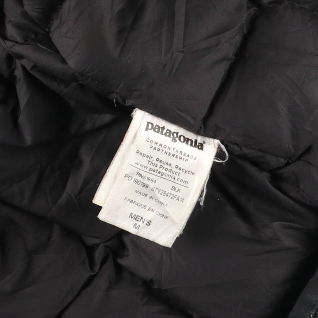 Patagonia Wanaka Down Jacket 28472FA14 (Men's Size M) polyester black type Vintage Second Hand