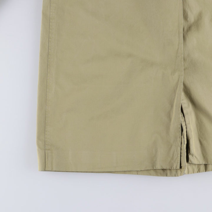 Burberry's 100% cotton Balmacaan coat, made in England, size L. cotton Khaki type beige Vintage Second Hand