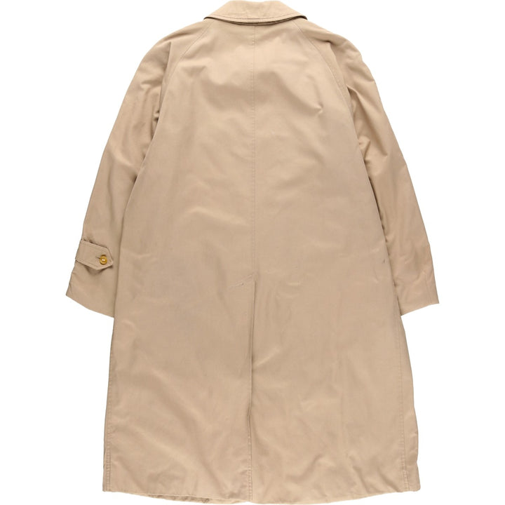 Burberry's Balmacaan Coat, Made in England, Men's Size L unclear Beige type Vintage Second Hand