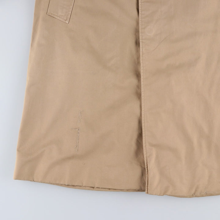 Burberry's Balmacaan Coat, Made in England, Men's Size L unclear Beige type Vintage Second Hand