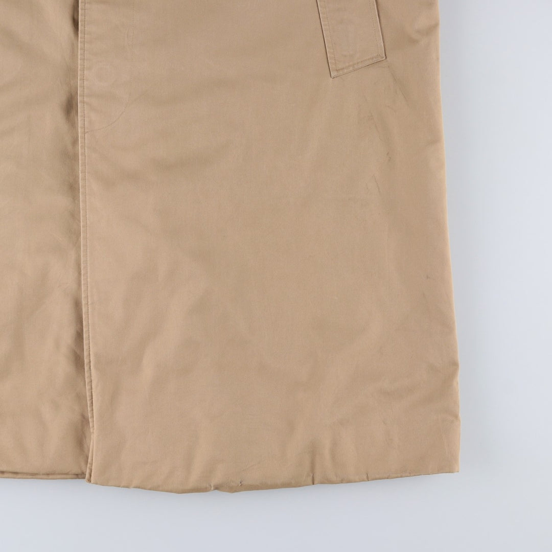 Burberry's Balmacaan Coat, Made in England, Men's Size L unclear Beige type Vintage Second Hand