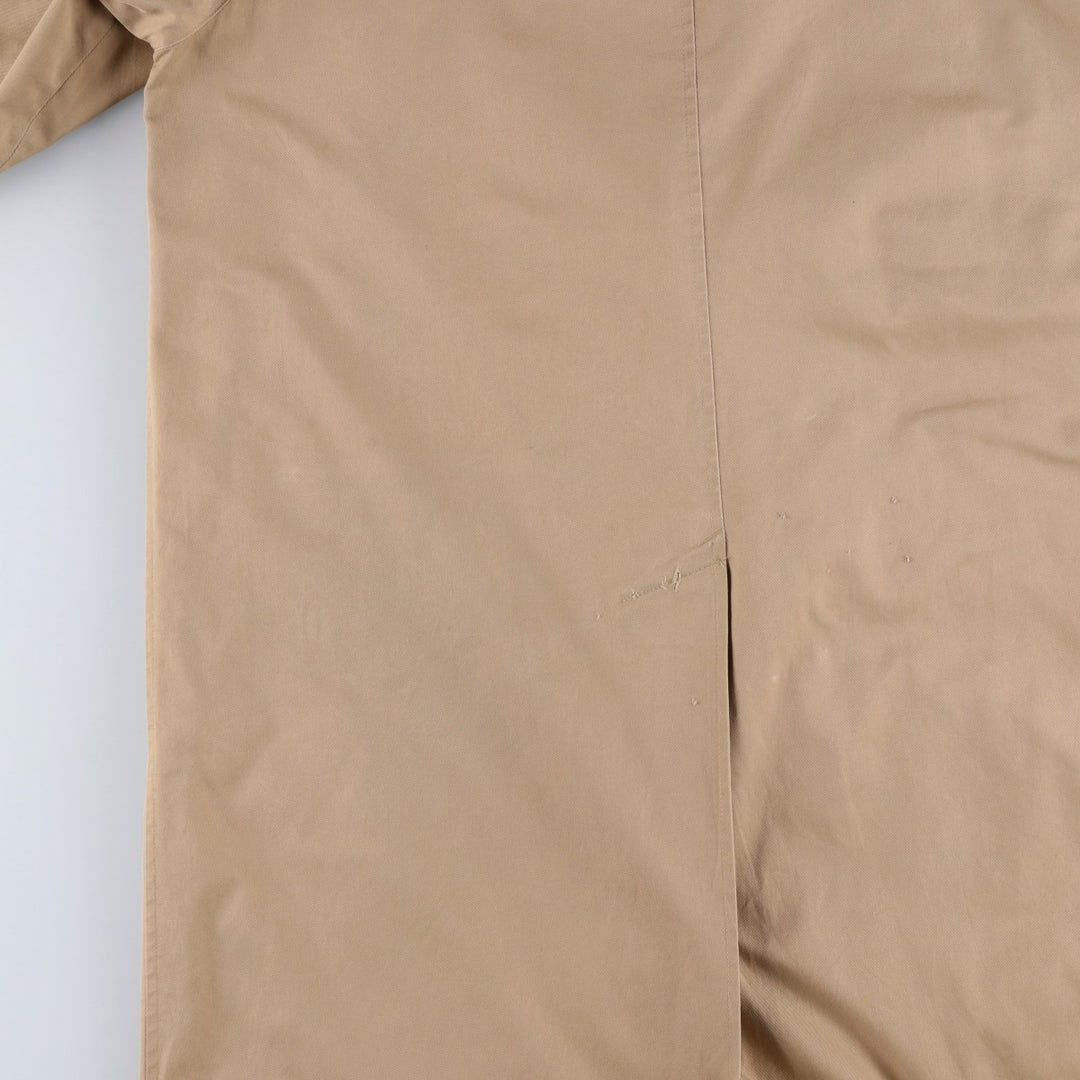 Burberry's Balmacaan Coat, Made in England, Men's Size L unclear Beige type Vintage Second Hand
