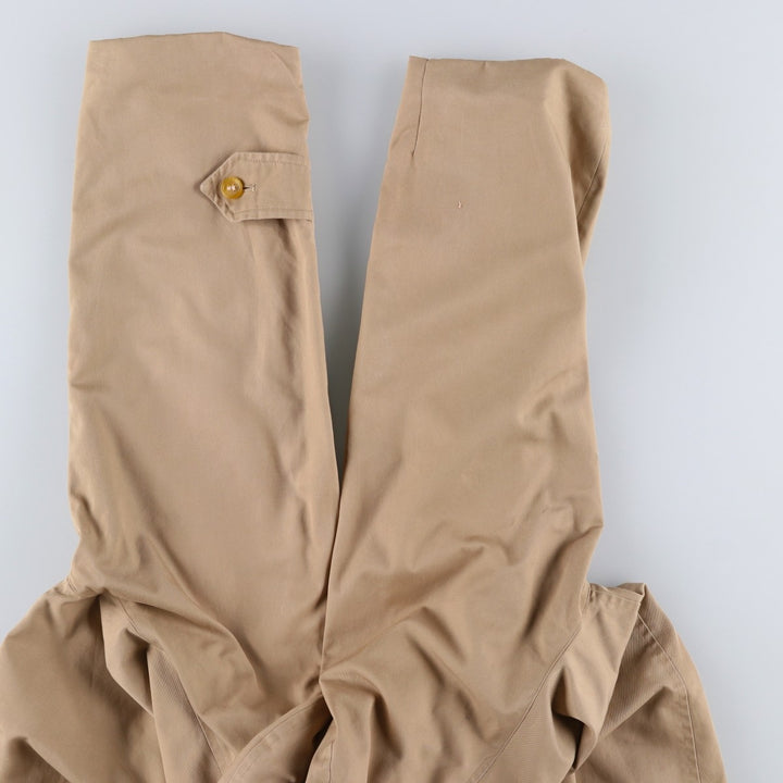 Burberry's Balmacaan Coat, Made in England, Men's Size L unclear Beige type Vintage Second Hand