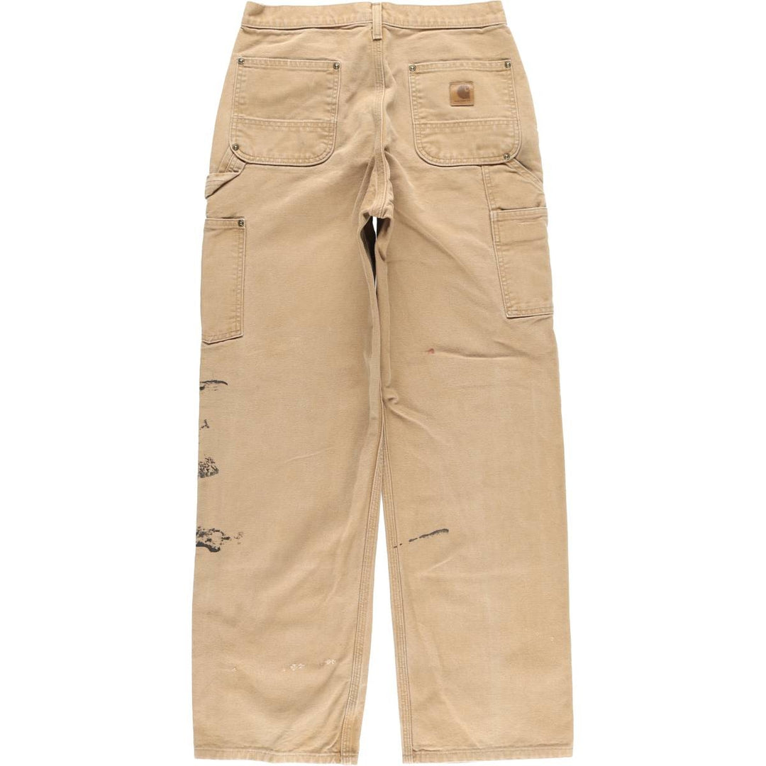 Carhartt Double Knee Duck Painter Pants Men's W30 equivalent cotton brown type Vintage Second Hand