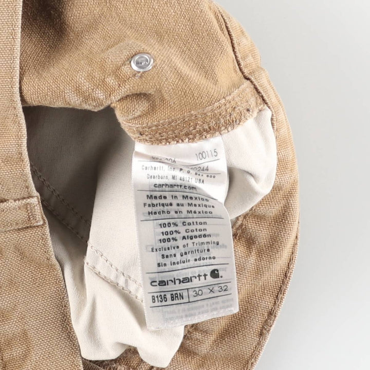 Carhartt Double Knee Duck Painter Pants Men's W30 equivalent cotton brown type Vintage Second Hand