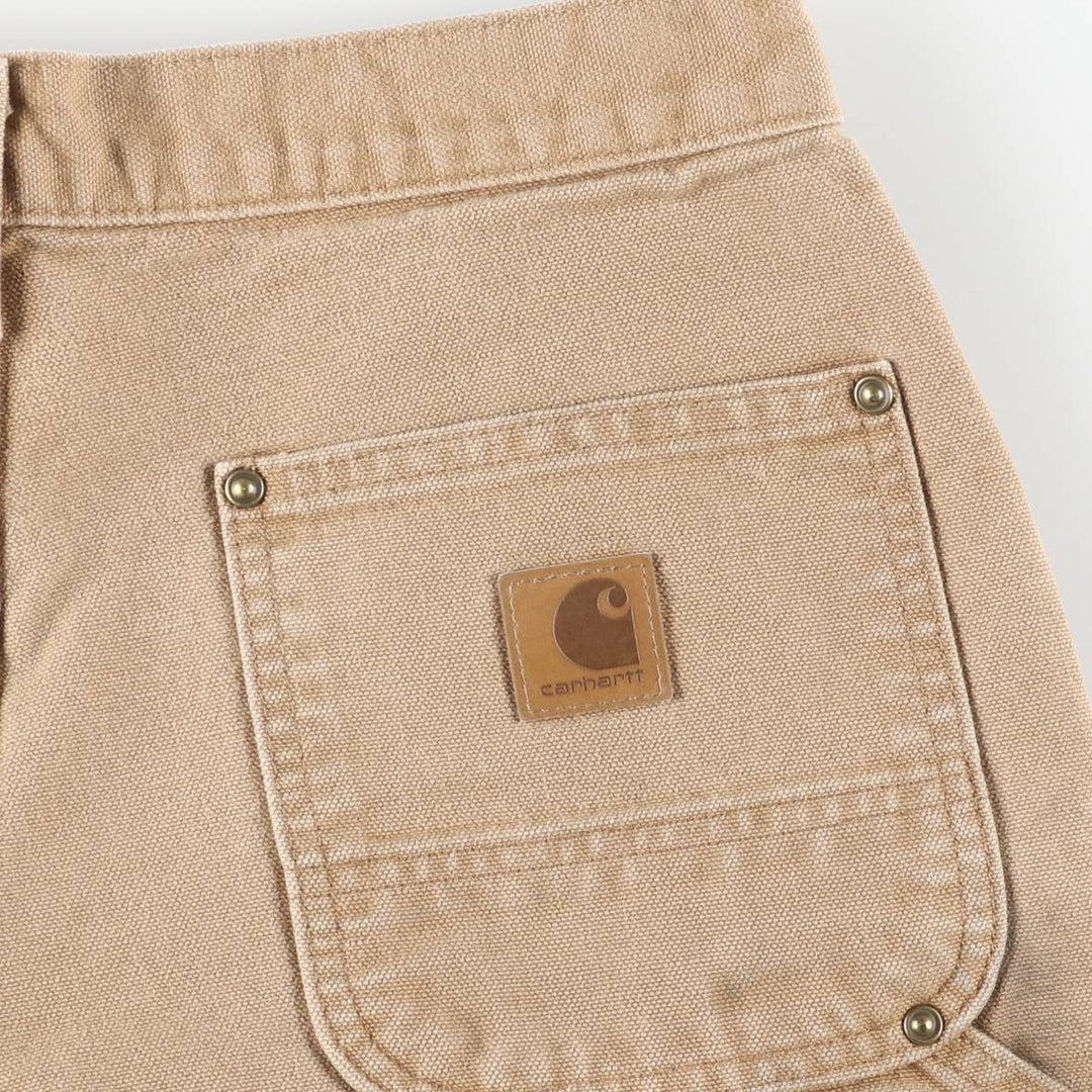 Carhartt Double Knee Duck Painter Pants Men's W30 equivalent cotton brown type Vintage Second Hand