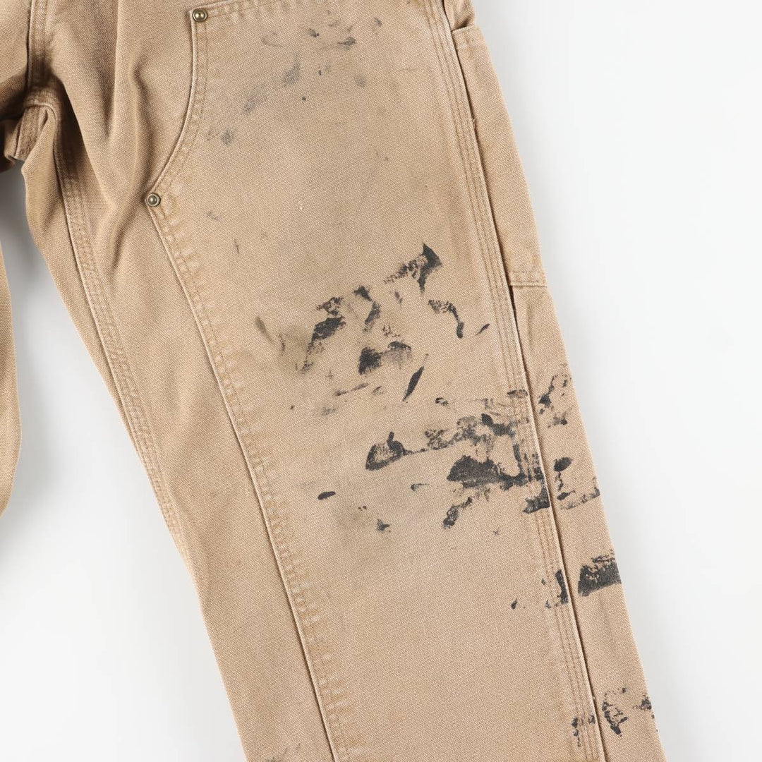 Carhartt Double Knee Duck Painter Pants Men's W30 equivalent cotton brown type Vintage Second Hand