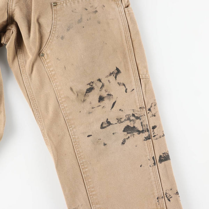 Carhartt Double Knee Duck Painter Pants Men's W30 equivalent cotton brown type Vintage Second Hand