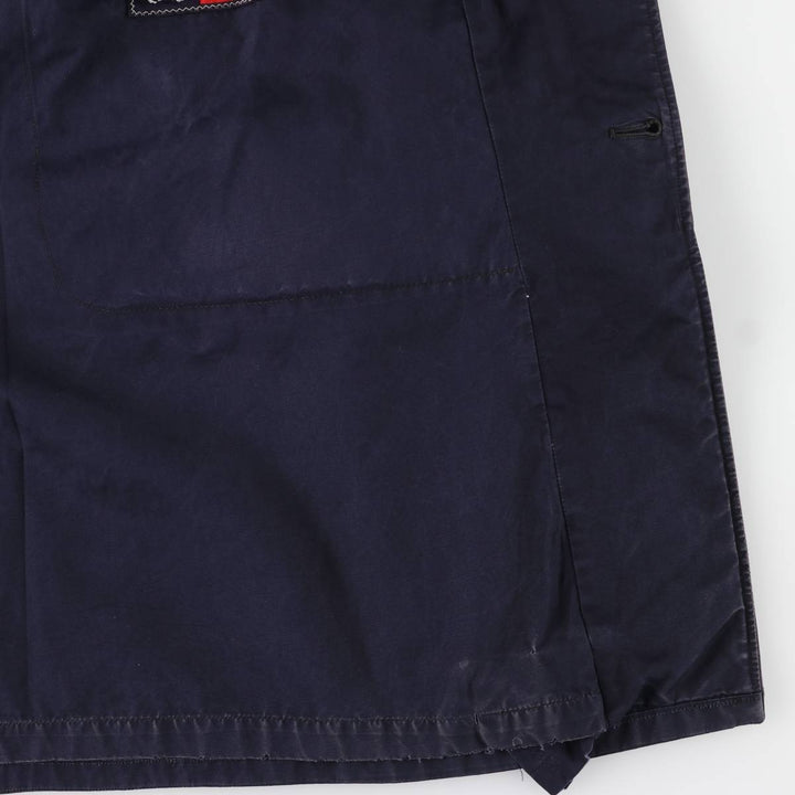 Burberry's Balmacaan Coat, Made in England, Men's Size L unclear navy blue type Vintage Second Hand