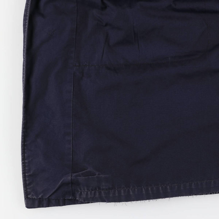 Burberry's Balmacaan Coat, Made in England, Men's Size L unclear navy blue type Vintage Second Hand