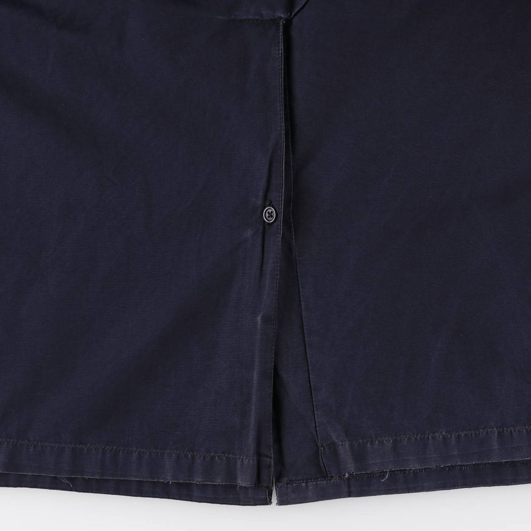 Burberry's Balmacaan Coat, Made in England, Men's Size L unclear navy blue type Vintage Second Hand
