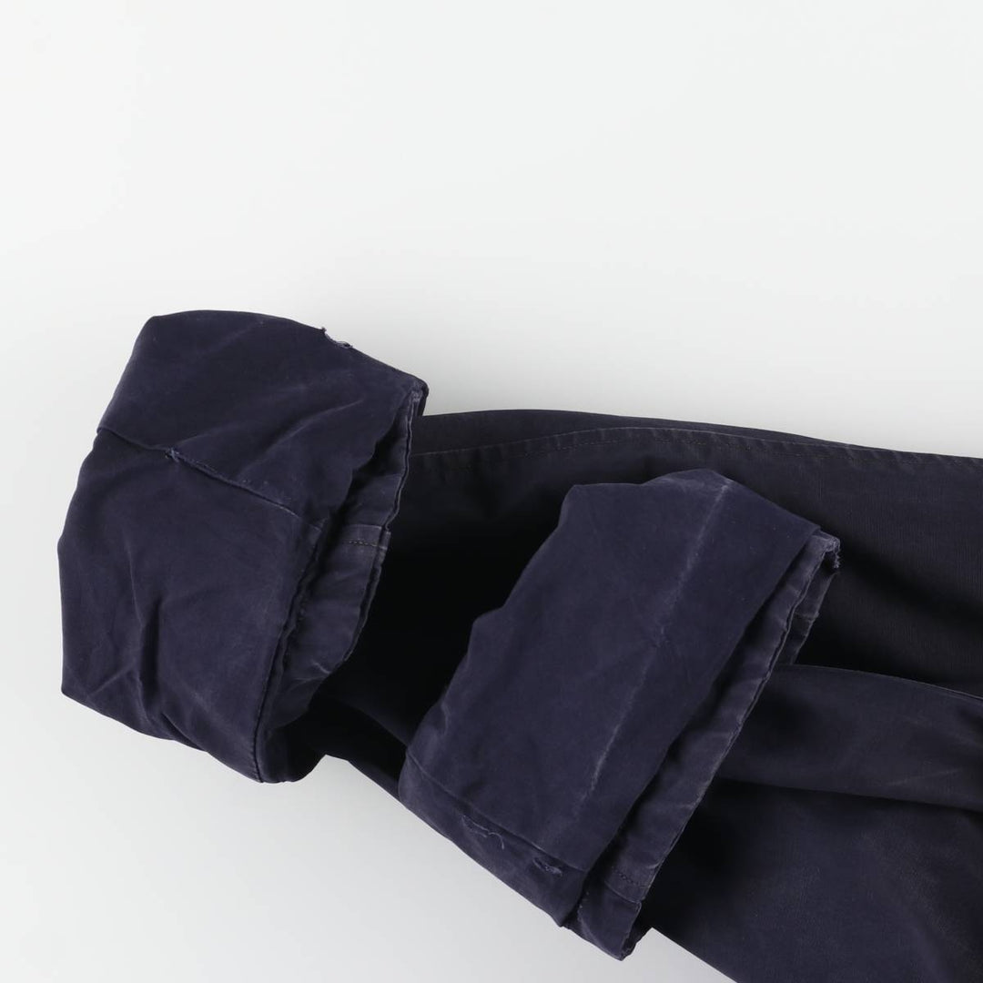 Burberry's Balmacaan Coat, Made in England, Men's Size L unclear navy blue type Vintage Second Hand