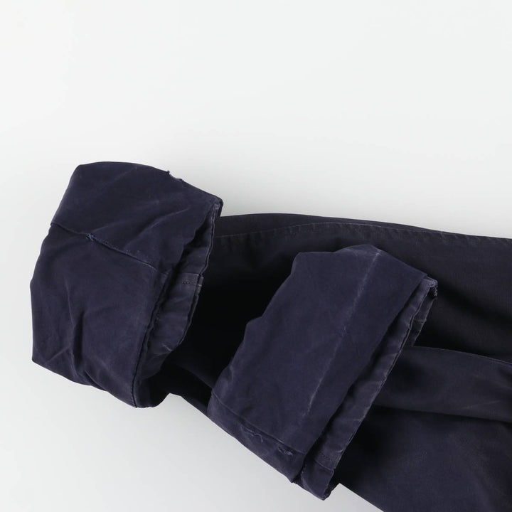 Burberry's Balmacaan Coat, Made in England, Men's Size L unclear navy blue type Vintage Second Hand