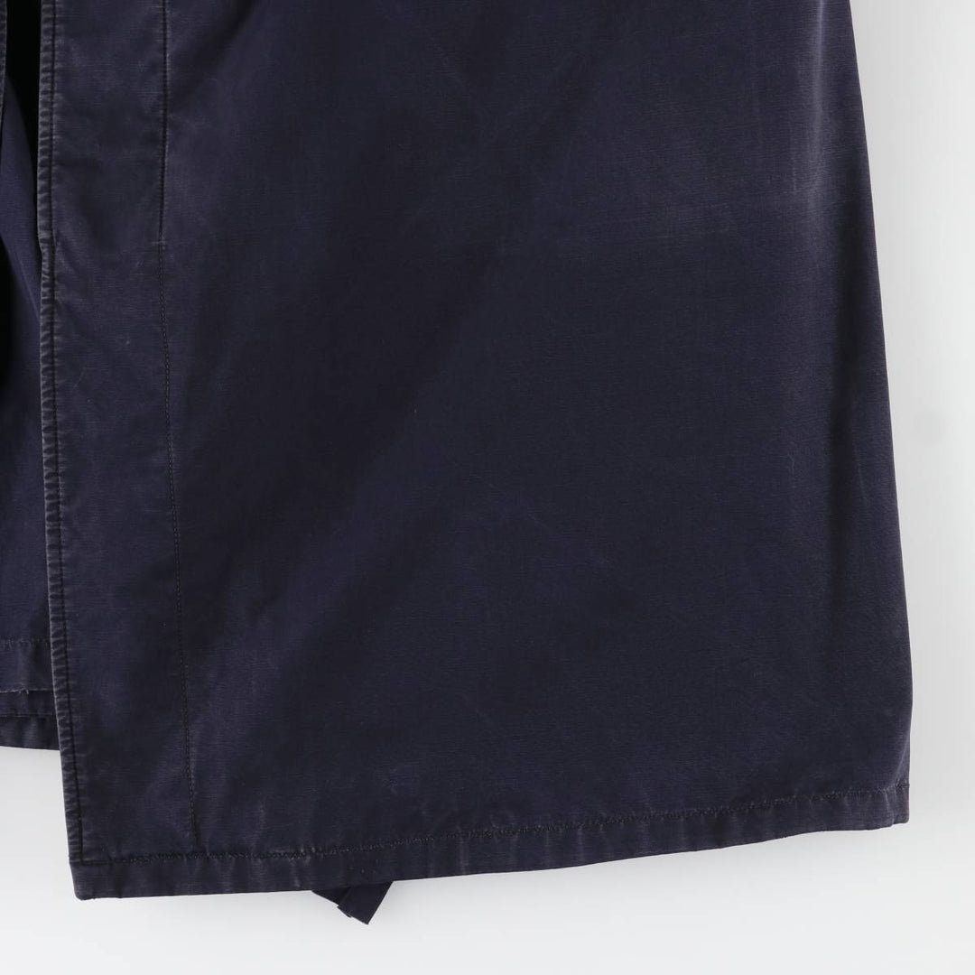 Burberry's Balmacaan Coat, Made in England, Men's Size L unclear navy blue type Vintage Second Hand