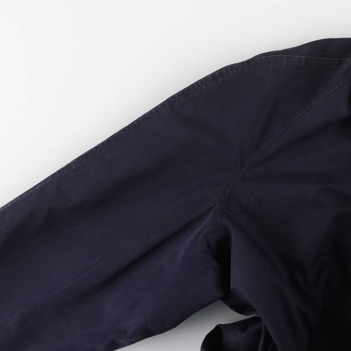 Burberry's Balmacaan Coat, Made in England, Men's Size L unclear navy blue type Vintage Second Hand