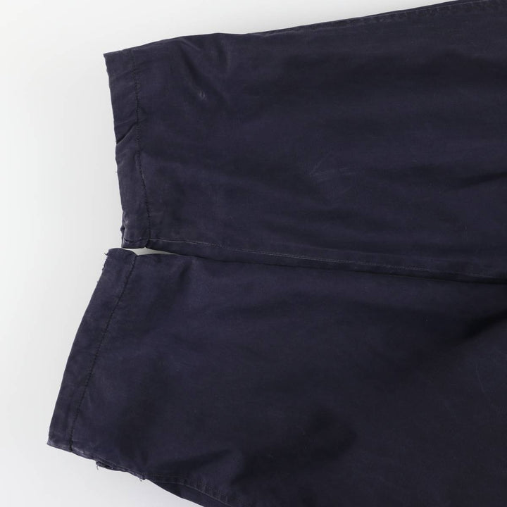 Burberry's Balmacaan Coat, Made in England, Men's Size L unclear navy blue type Vintage Second Hand