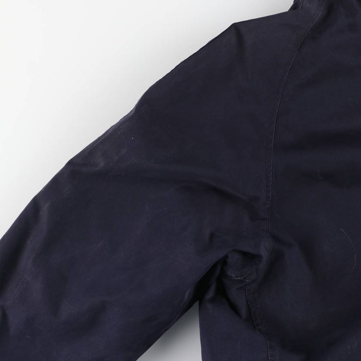 Burberry's Balmacaan Coat, Made in England, Men's Size L unclear navy blue type Vintage Second Hand