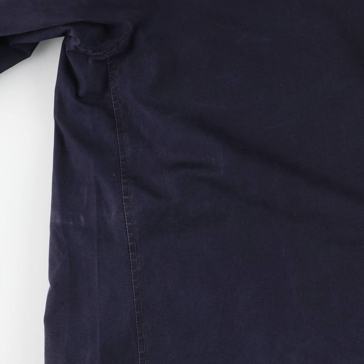 Burberry's Balmacaan Coat, Made in England, Men's Size L unclear navy blue type Vintage Second Hand