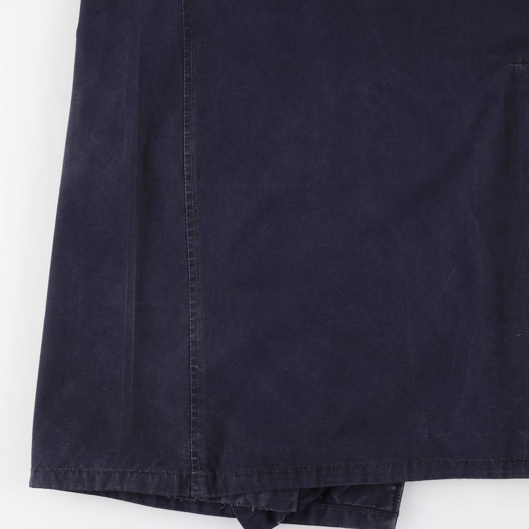 Burberry's Balmacaan Coat, Made in England, Men's Size L unclear navy blue type Vintage Second Hand