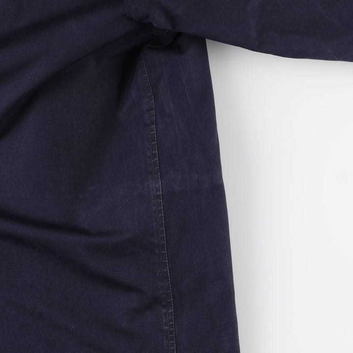 Burberry's Balmacaan Coat, Made in England, Men's Size L unclear navy blue type Vintage Second Hand