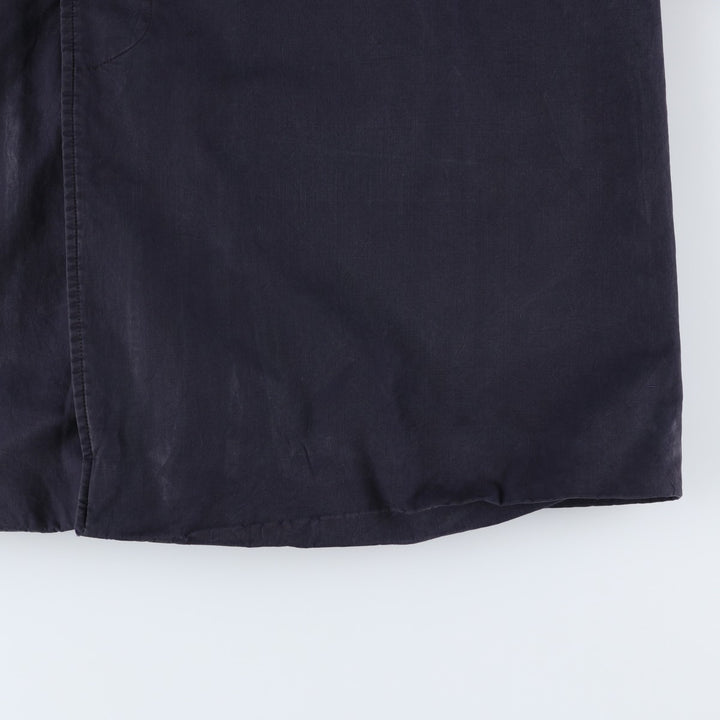 Burberry's Balmacaan Coat, Made in England, Men's Size L unclear navy blue type Vintage Second Hand