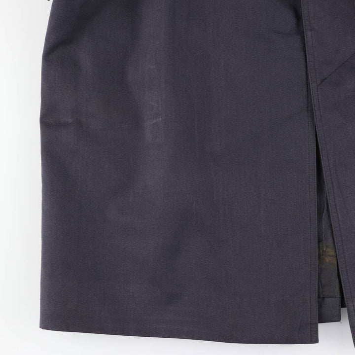 Burberry's Balmacaan Coat (Single-breasted coat), Made in England, Men's Size S (approx.) Terylene navy blue type Vintage Second Hand