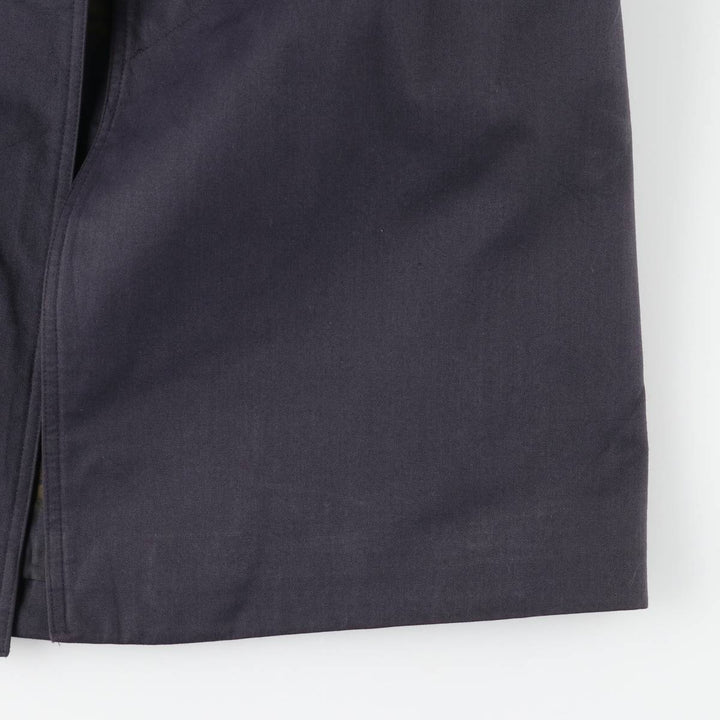 Burberry's Balmacaan Coat (Single-breasted coat), Made in England, Men's Size S (approx.) Terylene navy blue type Vintage Second Hand
