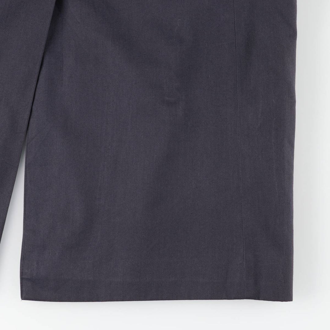 Burberry's Balmacaan Coat (Single-breasted coat), Made in England, Men's Size S (approx.) Terylene navy blue type Vintage Second Hand