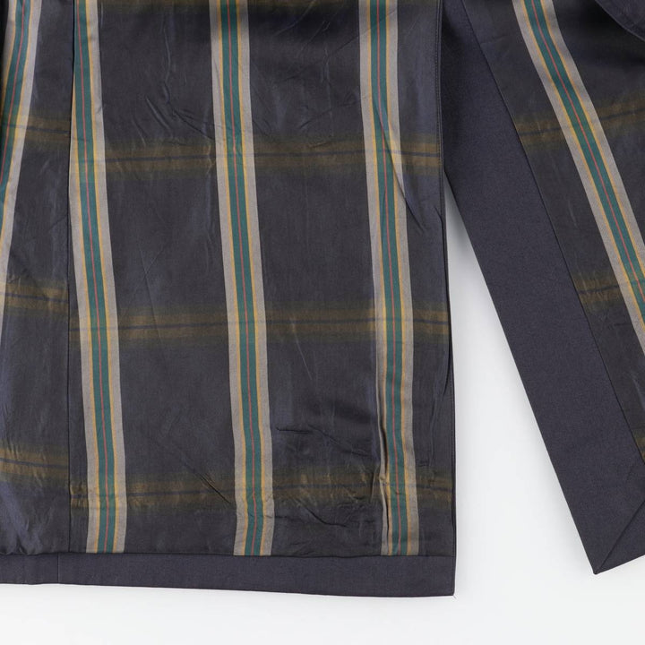 Burberry's Balmacaan Coat (Single-breasted coat), Made in England, Men's Size S (approx.) Terylene navy blue type Vintage Second Hand