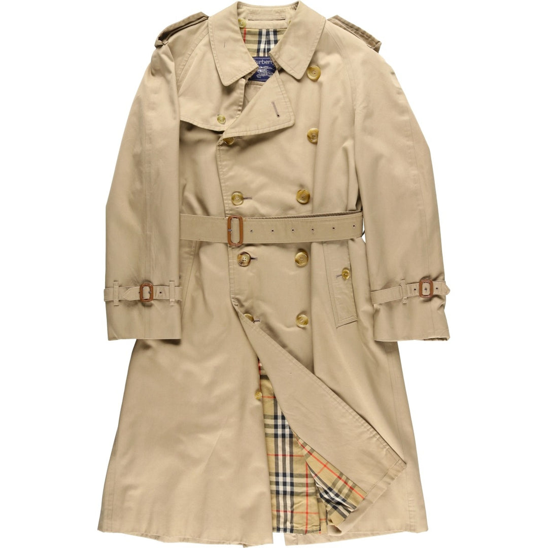Burberry's trench coat, size M for men cotton Beige type Vintage Second Hand