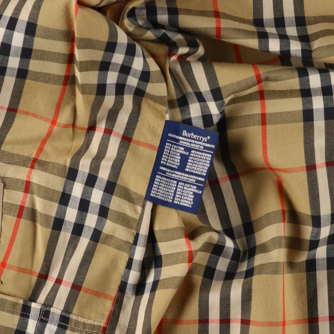 Burberry's trench coat, size M for men cotton Beige type Vintage Second Hand