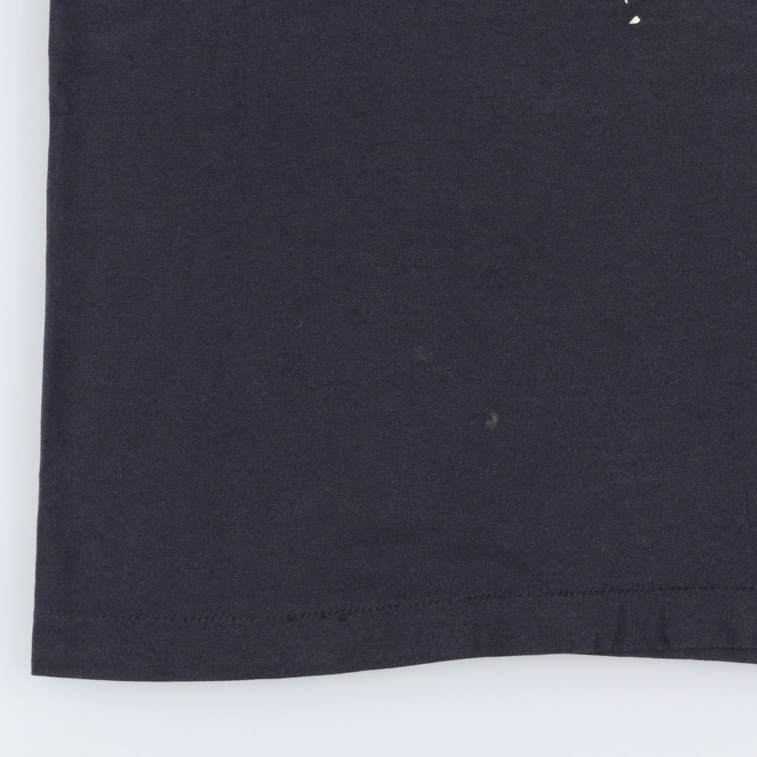 90'S Screen Stars Best Printed T-shirt Made in USA Men's L Vintage cotton black type Vintage Second Hand
