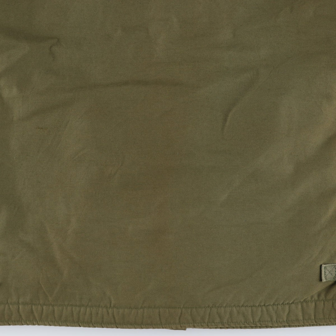 1970'S US Military A-2 Deck Jacket, Made in USA, Large (42-44), Men's Size L, Vintage Nylon Khaki type Vintage Second Hand